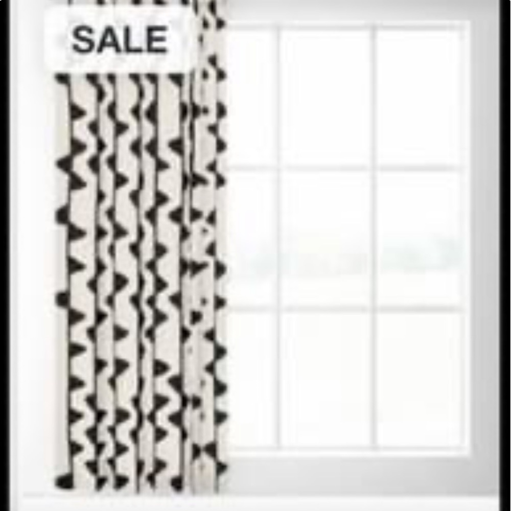2 panels- Society 6 curtains- safari room